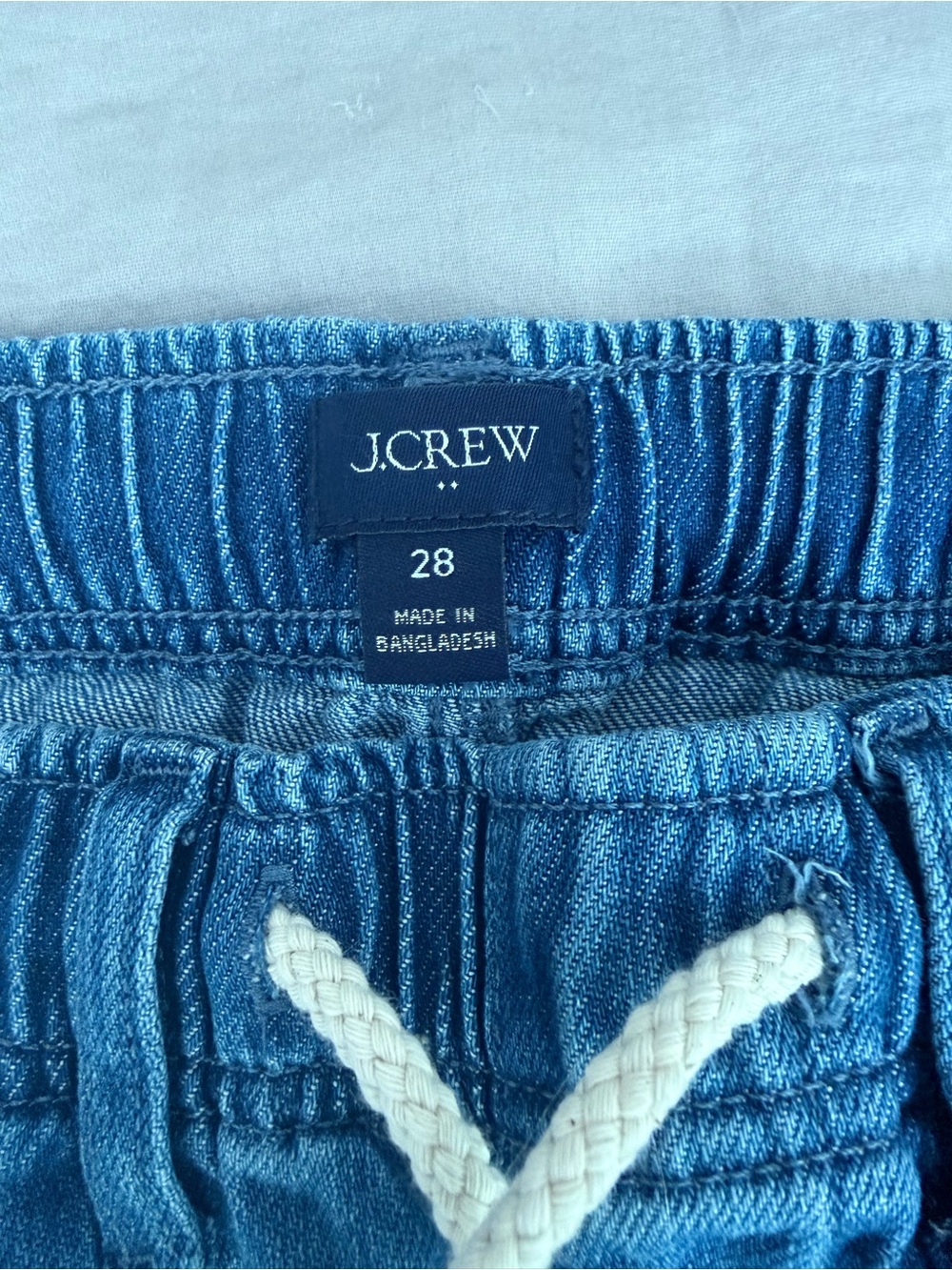 Nw/oT: J Crew Wide-Leg Womens Jeans with Drawstring Waist - size 28 - Picture 5 of 6